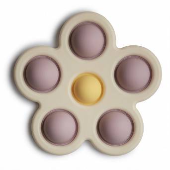 Kwiatek Press Toy Soft Lilac/Pale Daffodil/Ivory Mushie