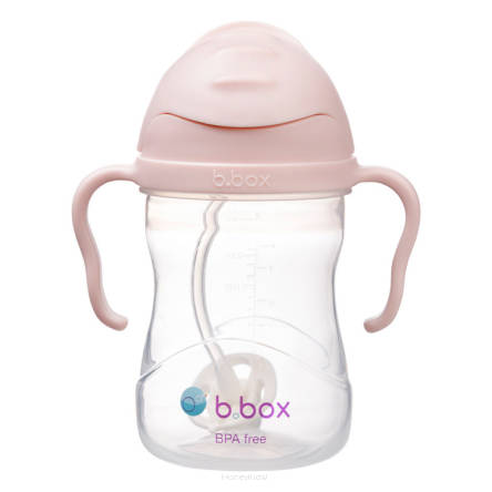 Bidon ze słomką 240 ml, Blush, B.box