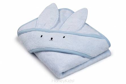 Bambusowy ręcznik baby blue 85x85 cm - My Memi