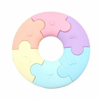 Pierwsze puzzle sensoryczne pastelowe kółko Jellystone